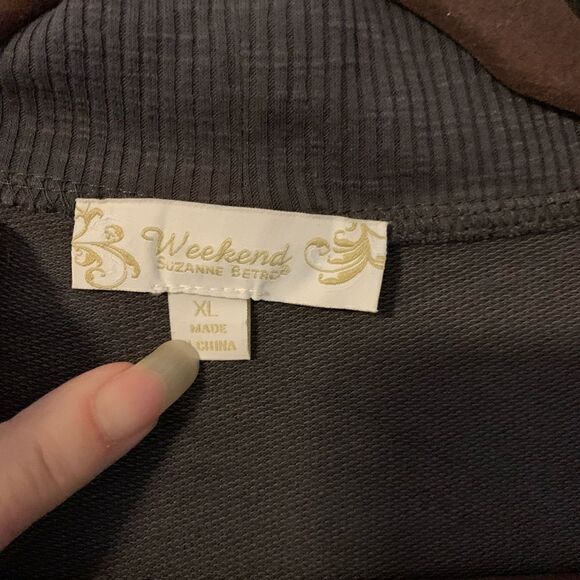 Suzanne Betro lightweight jacket/cardigan.  Size: XL.  NWOT. - Picture 2 of 4